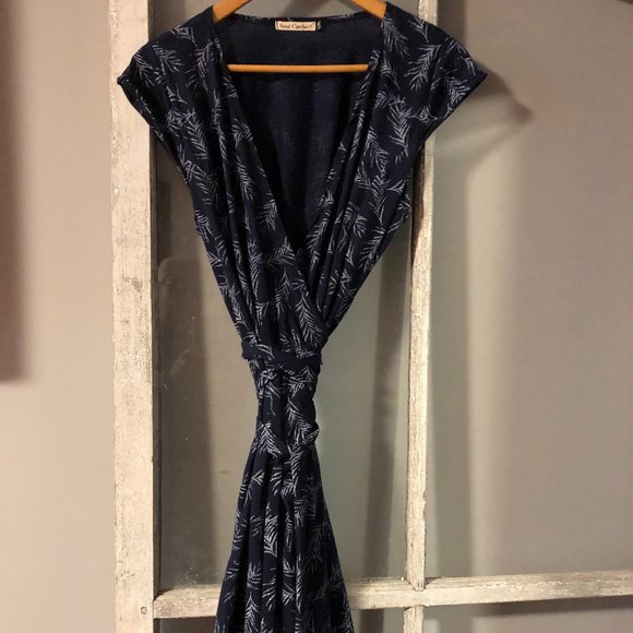 Blue Wrap Dress - Picture 1 of 1